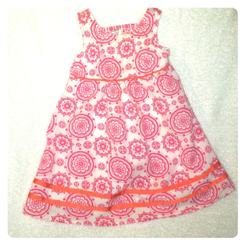 2T Party Summer Pink/White Dollbaby Dress